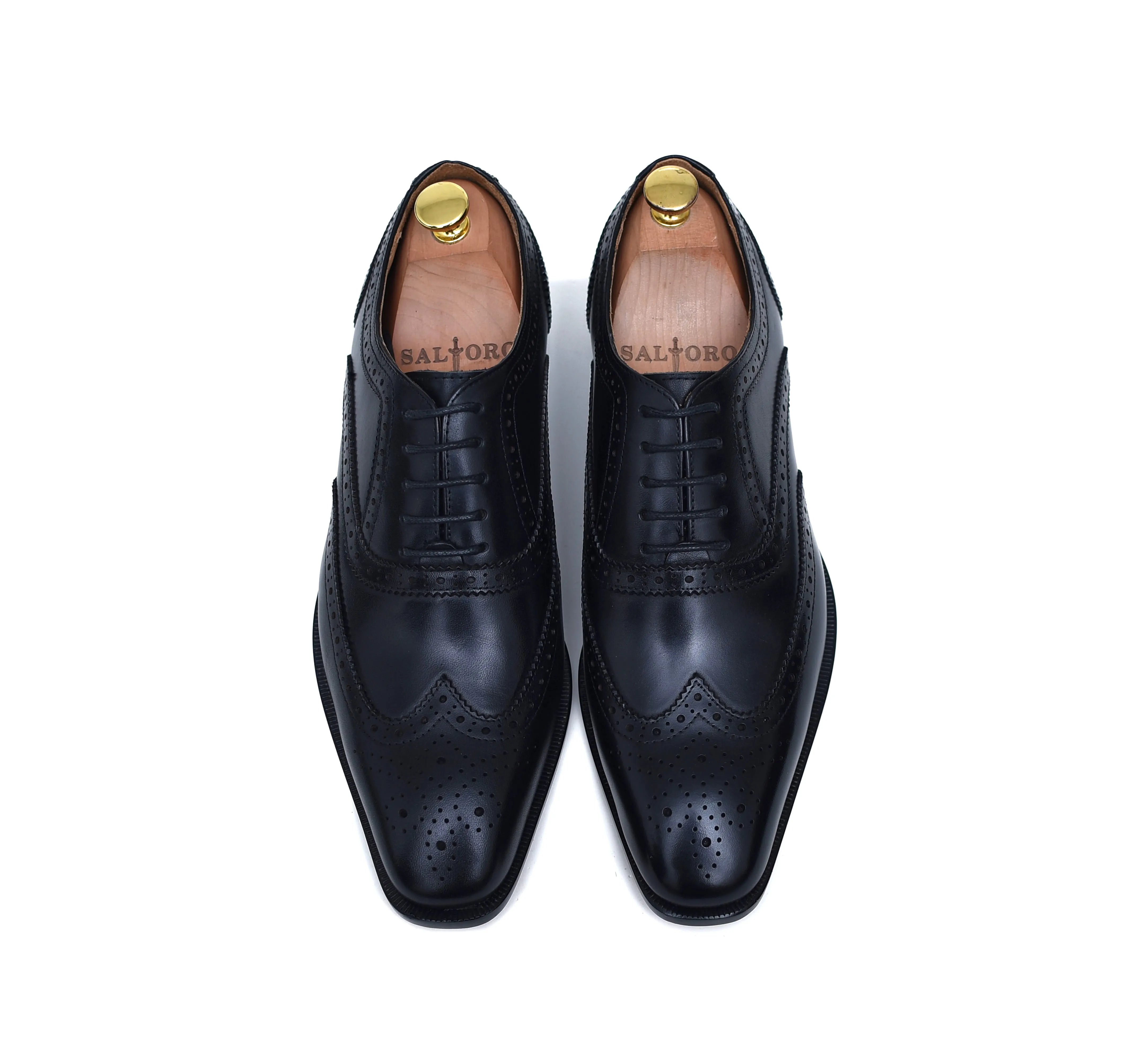 Lincoln - Black Wingtip Dress shoe