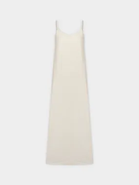 Linen Slip Dress-Oatmeal