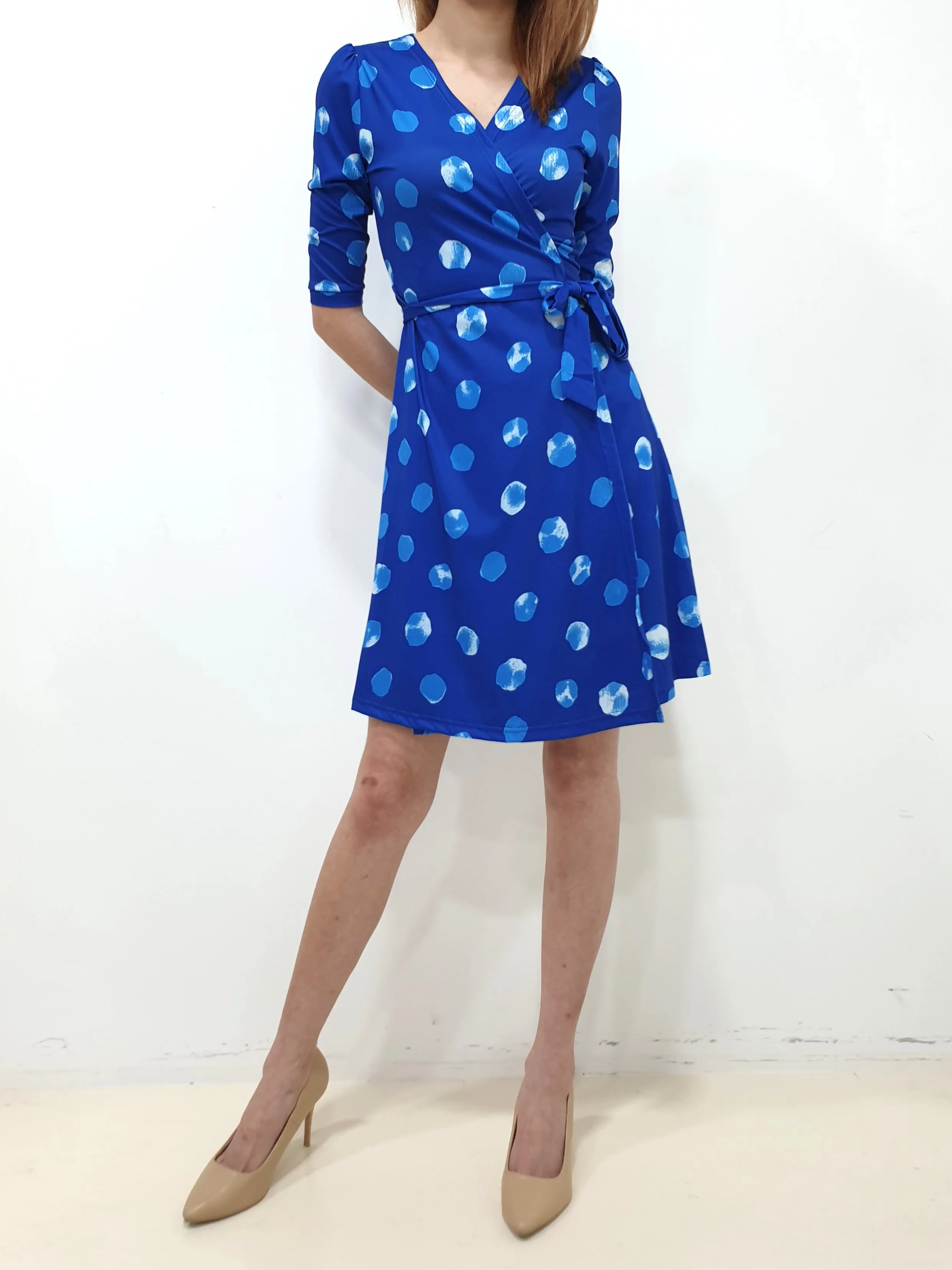 MADEBYFER Azure Wrap Dress