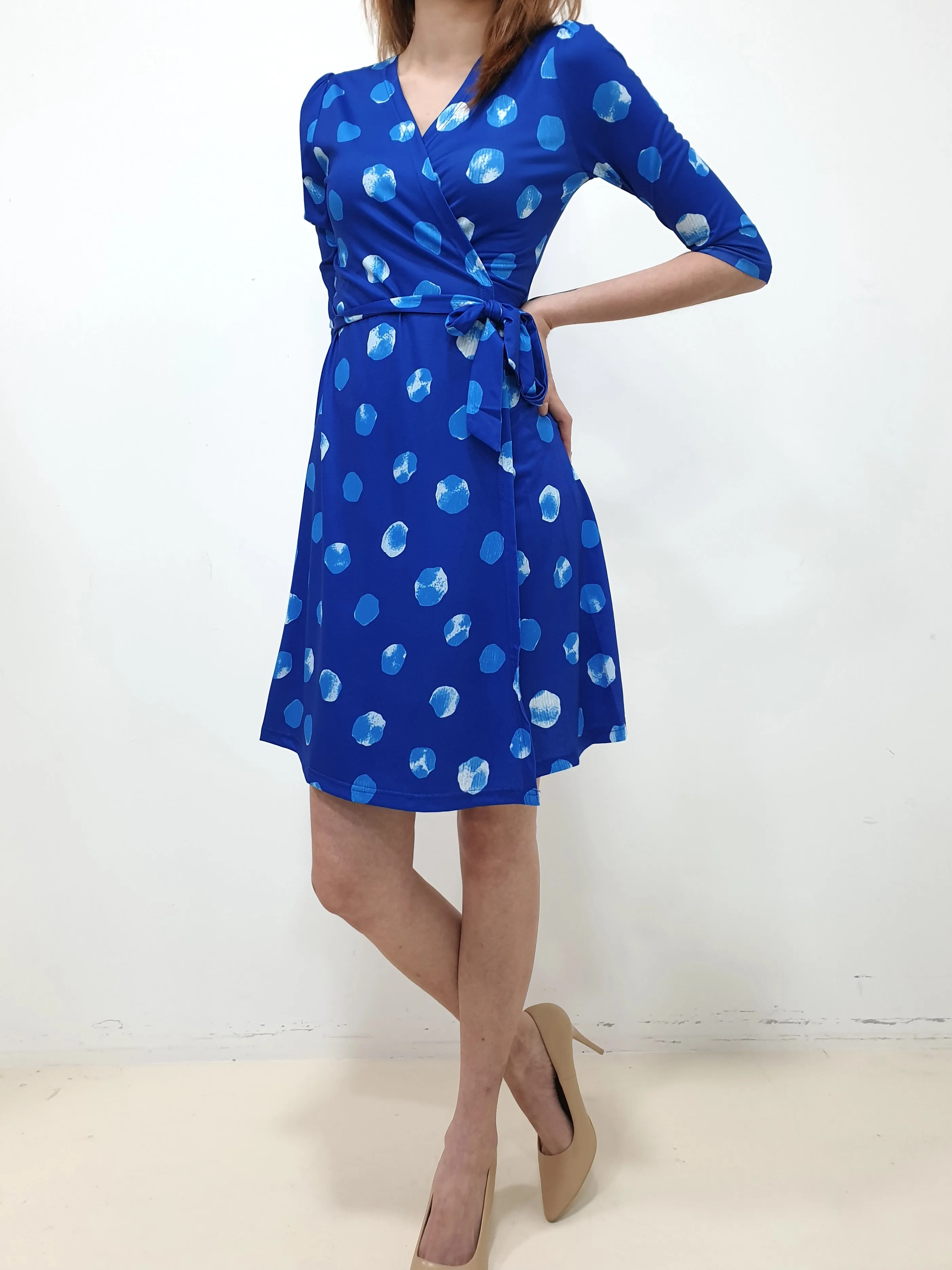 MADEBYFER Azure Wrap Dress