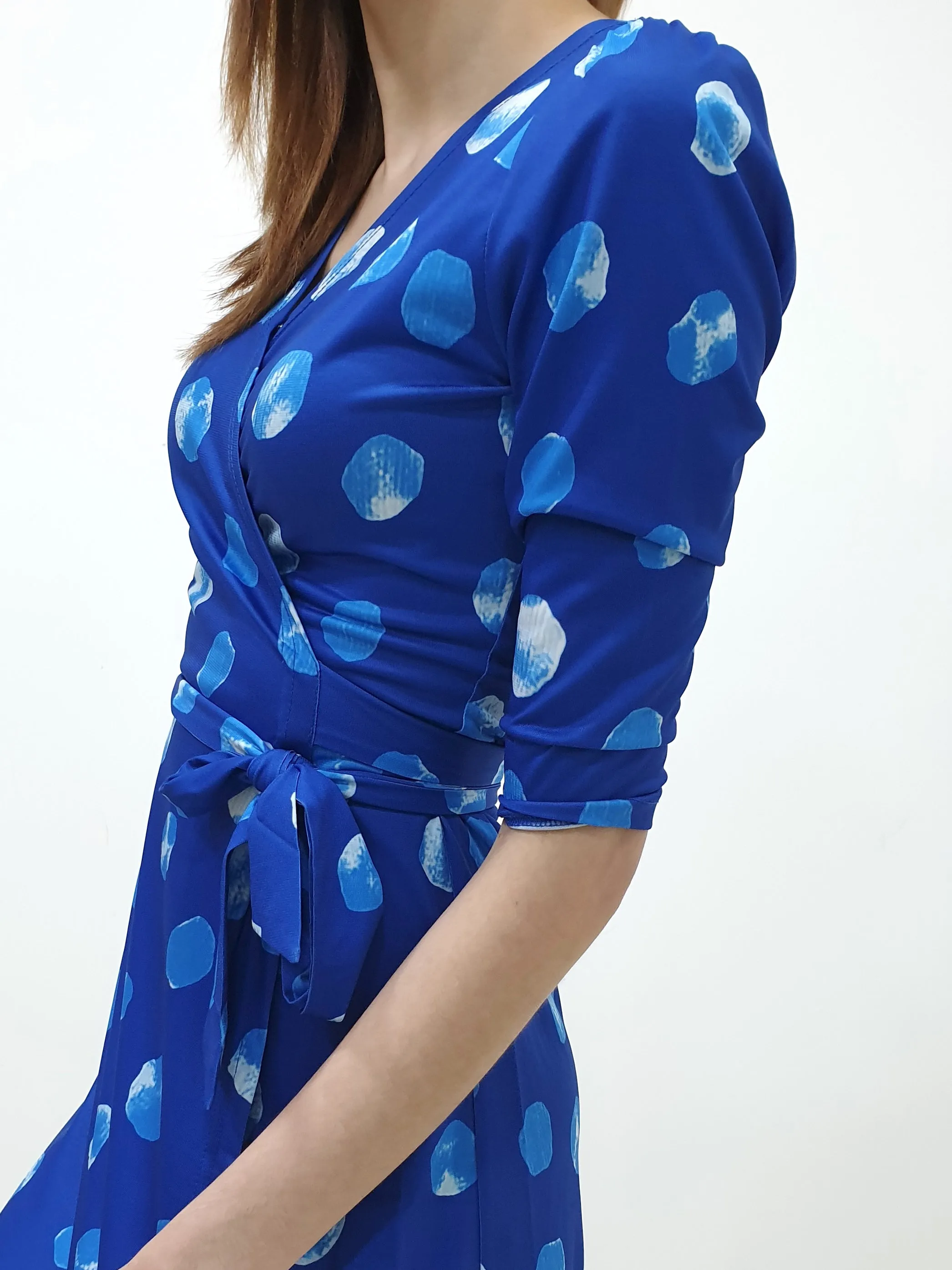 MADEBYFER Azure Wrap Dress