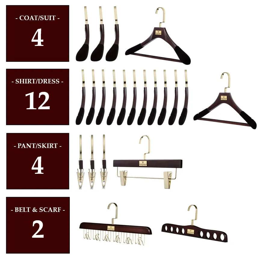 MAHOGANY HANGER PACKAGES: POPULAR SELECTIONS