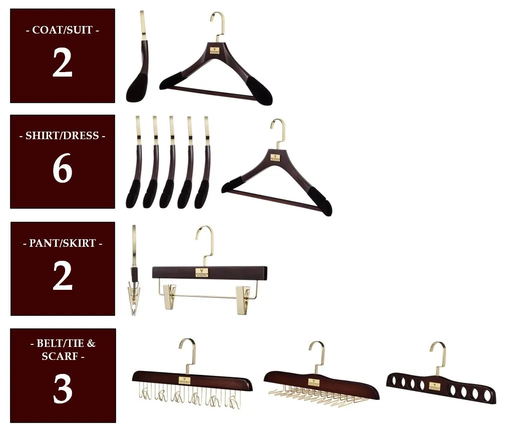 MAHOGANY HANGER PACKAGES: POPULAR SELECTIONS