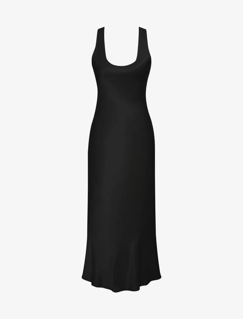 Market Midi Dress | Black