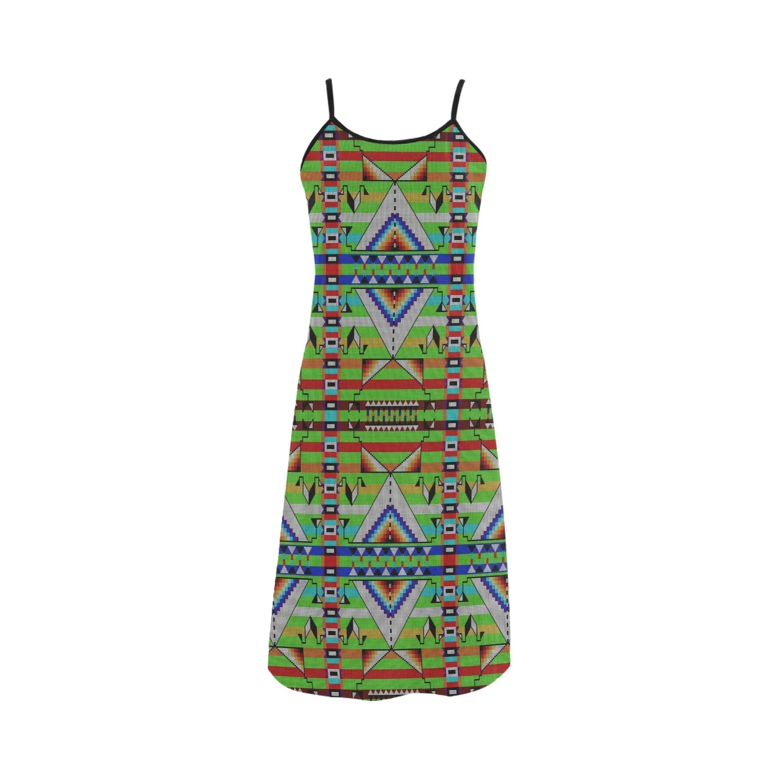 Medicine Blessing Lime Green Alcestis Slip Dress (Model D05)