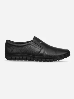 Men's Black Comfort Fit Semi Formal Slip On (ID2071)