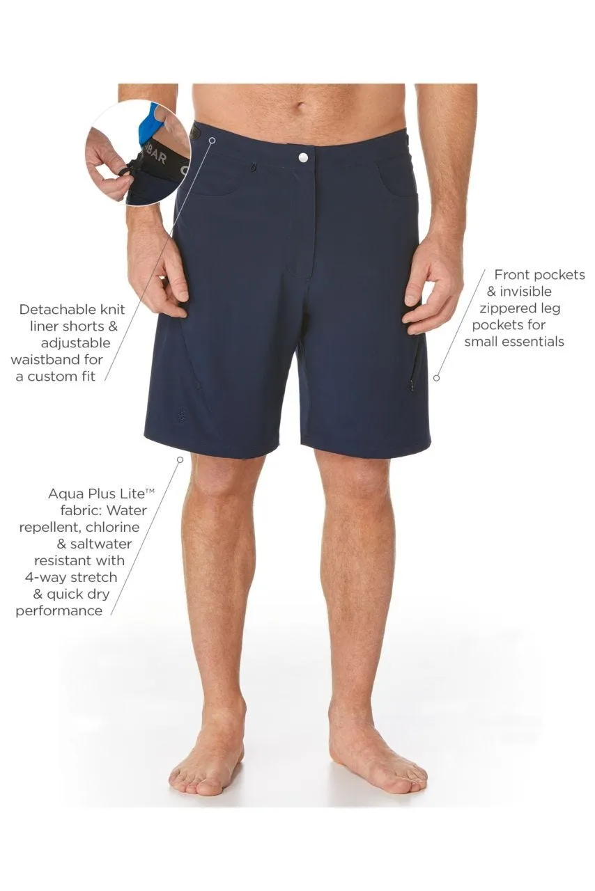 Men's Calasa Tech Swim Trunks  |  Navy