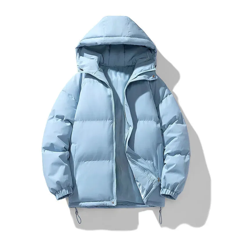 Men's Hoodie Padded Coat Thickened Cotton-padded Clothes Loose Casual Cotton-padded Jacket