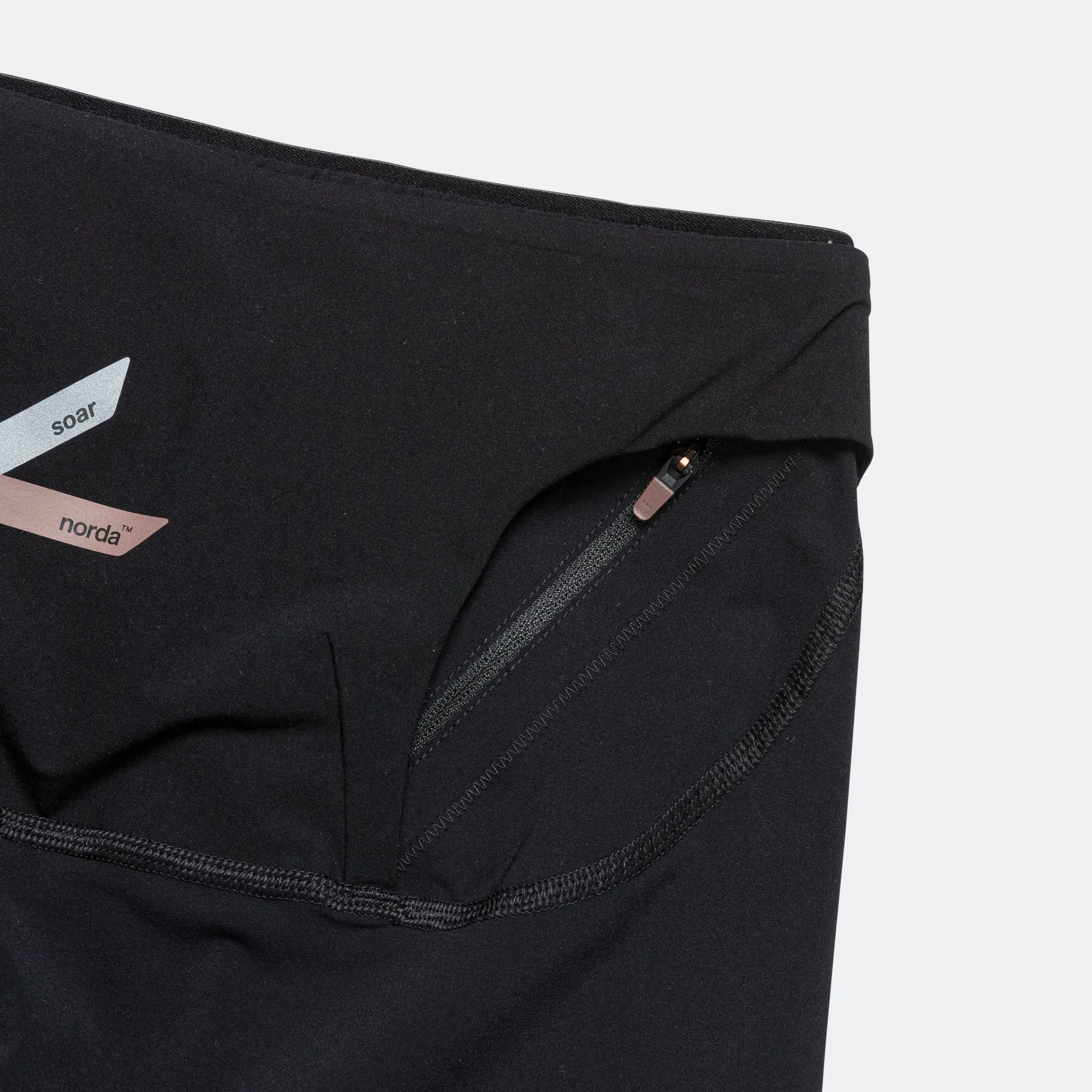 Mens Run Cargo Tight x Norda - Black