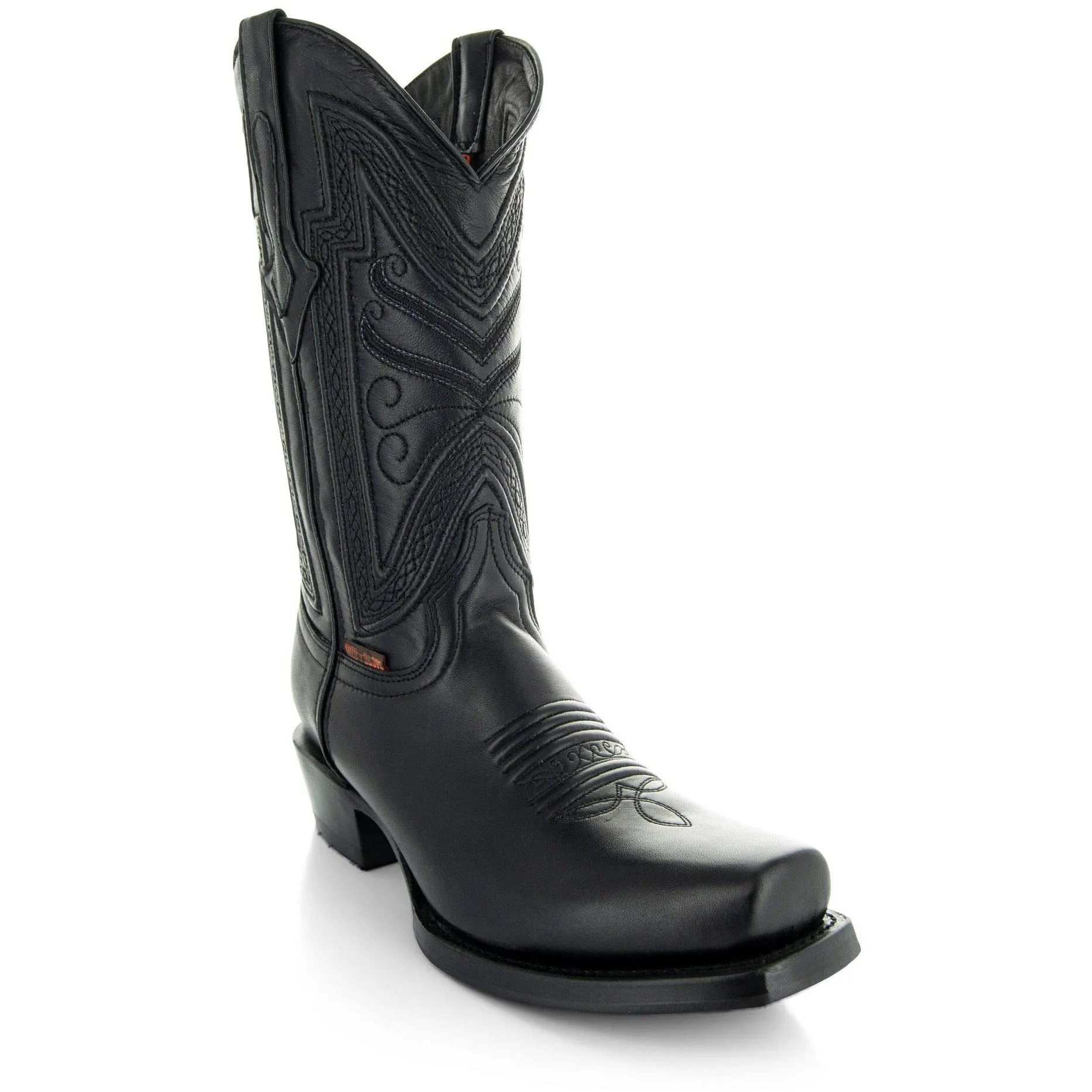 Men's Square Toe Boot Black (H50029)