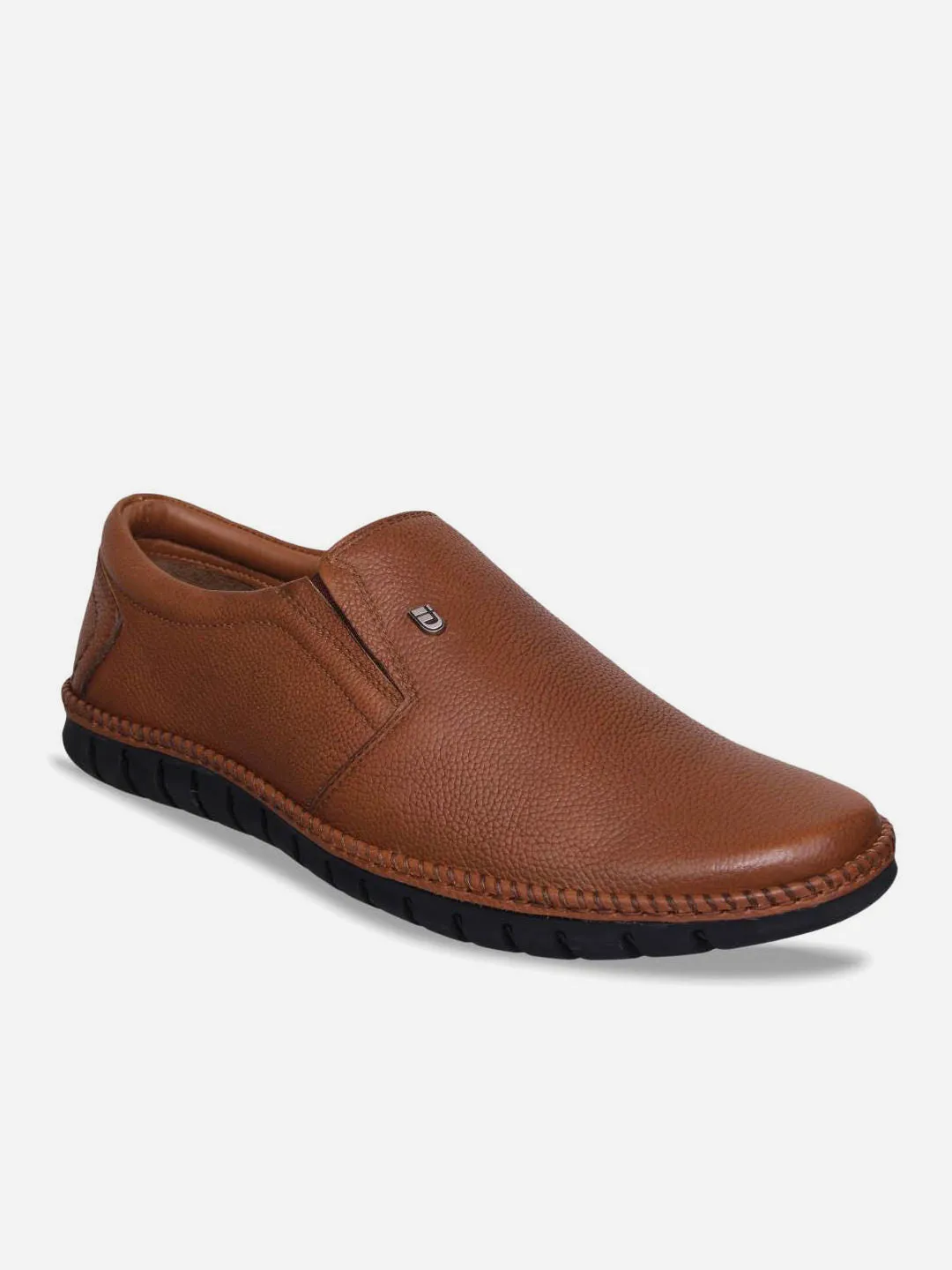 Men's Tan Comfort Fit Semi Formal Slip On (ID2071)