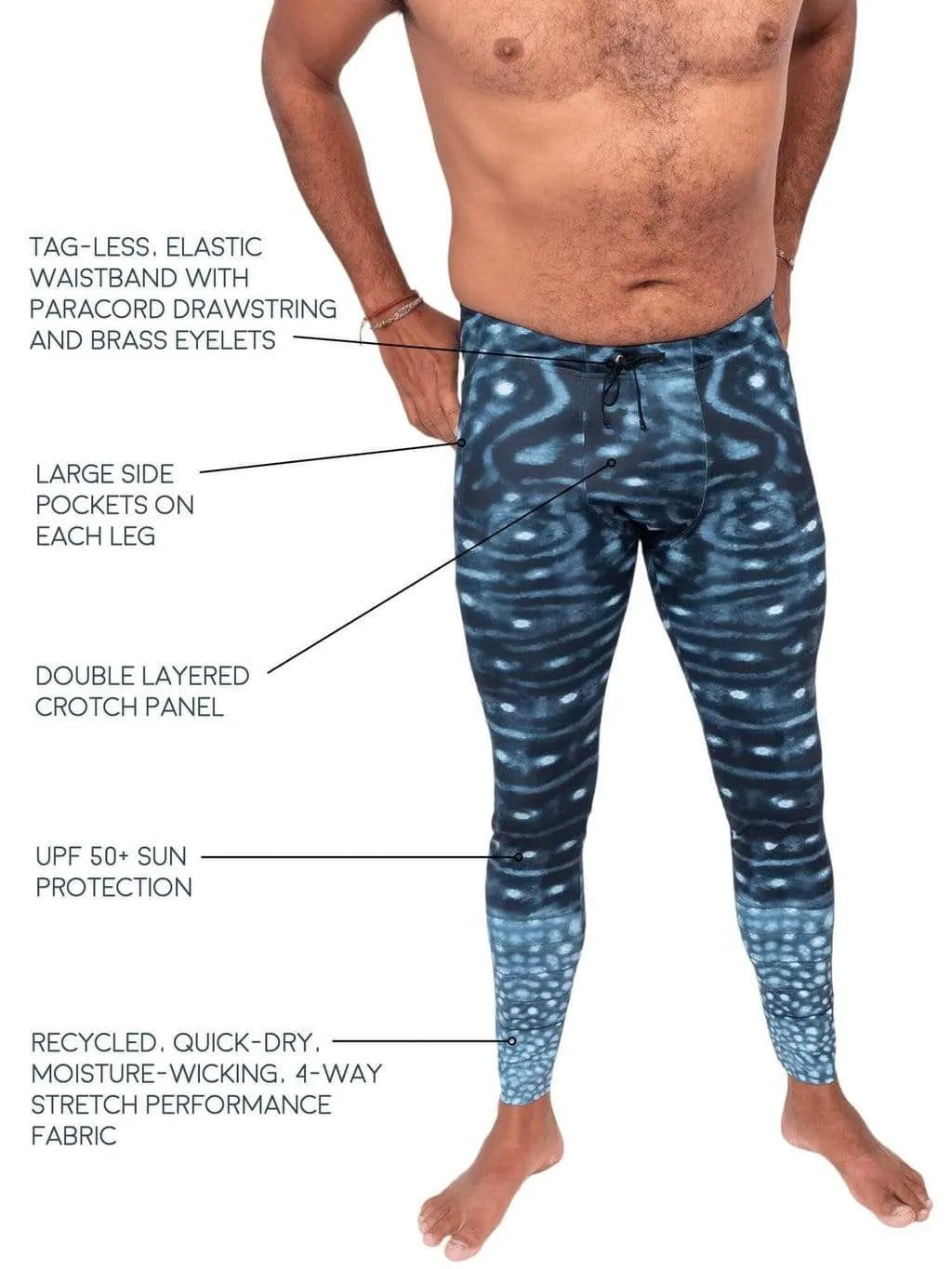 MEN'S Whale Shark Warrior Leggings