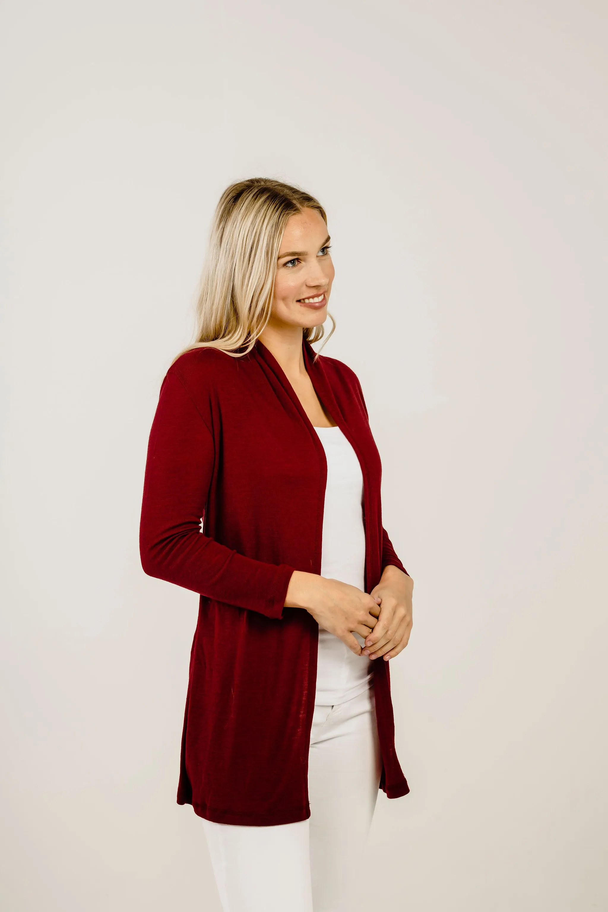 Merino Wrap Cardigan