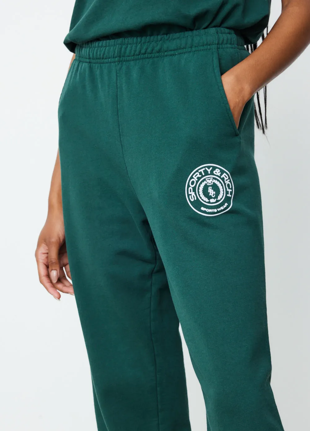 Monaco Flocked Sweatpants