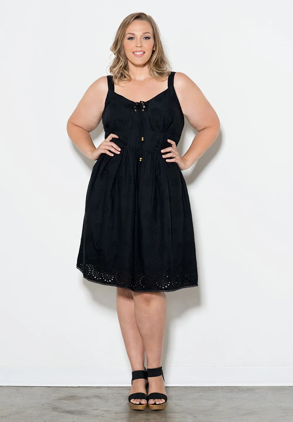 Monica Eyelet Dress