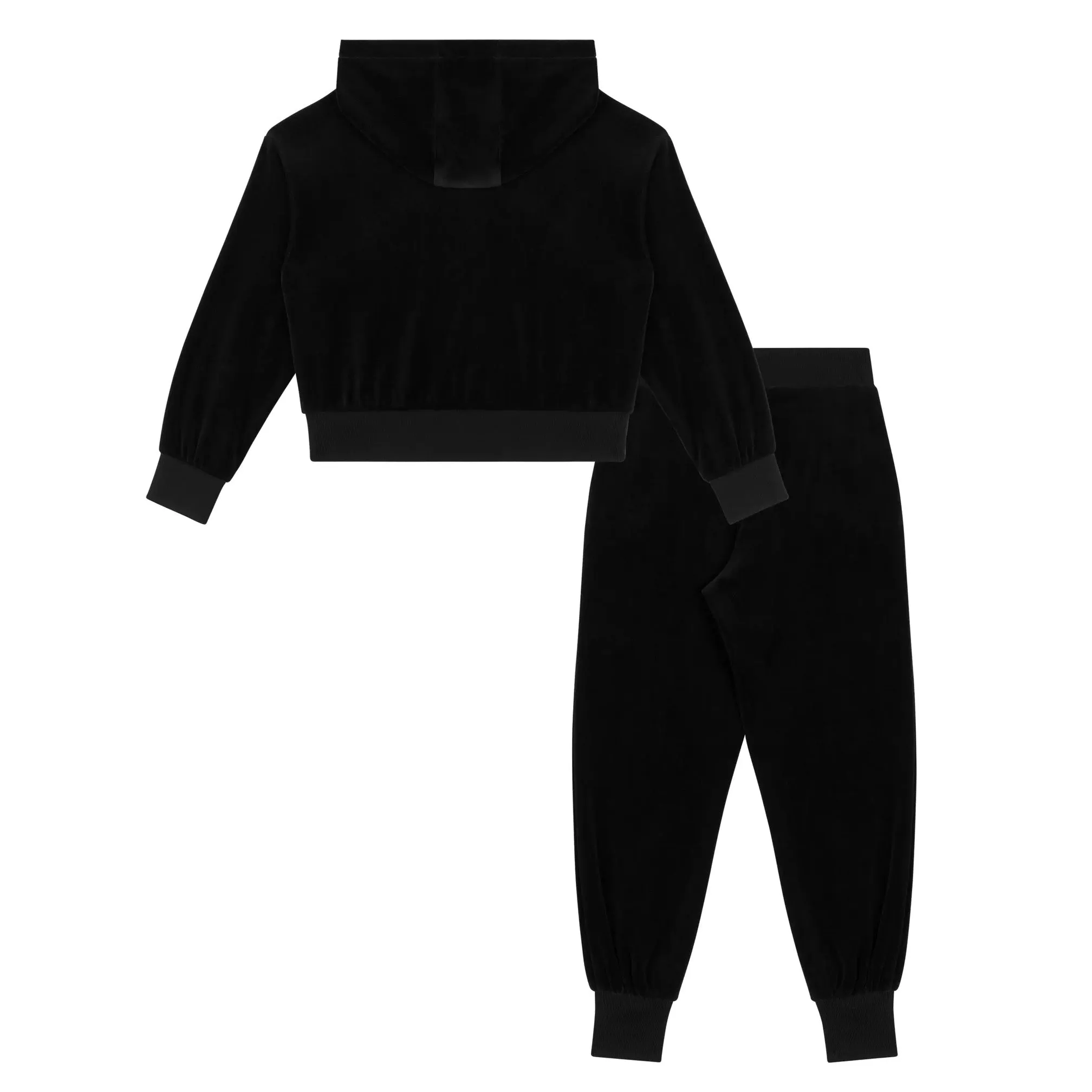 Moschino Black Velvet Tracksuit