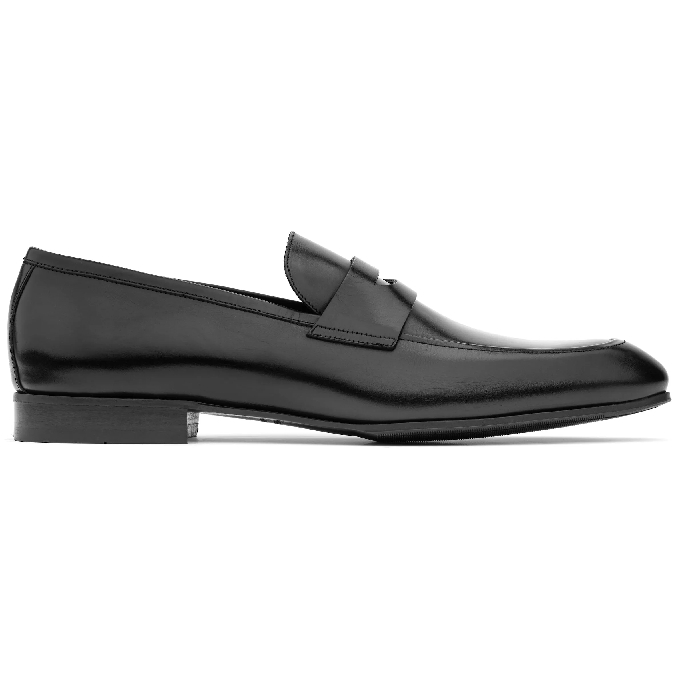 Munroe Black Shiny Calf Loafer