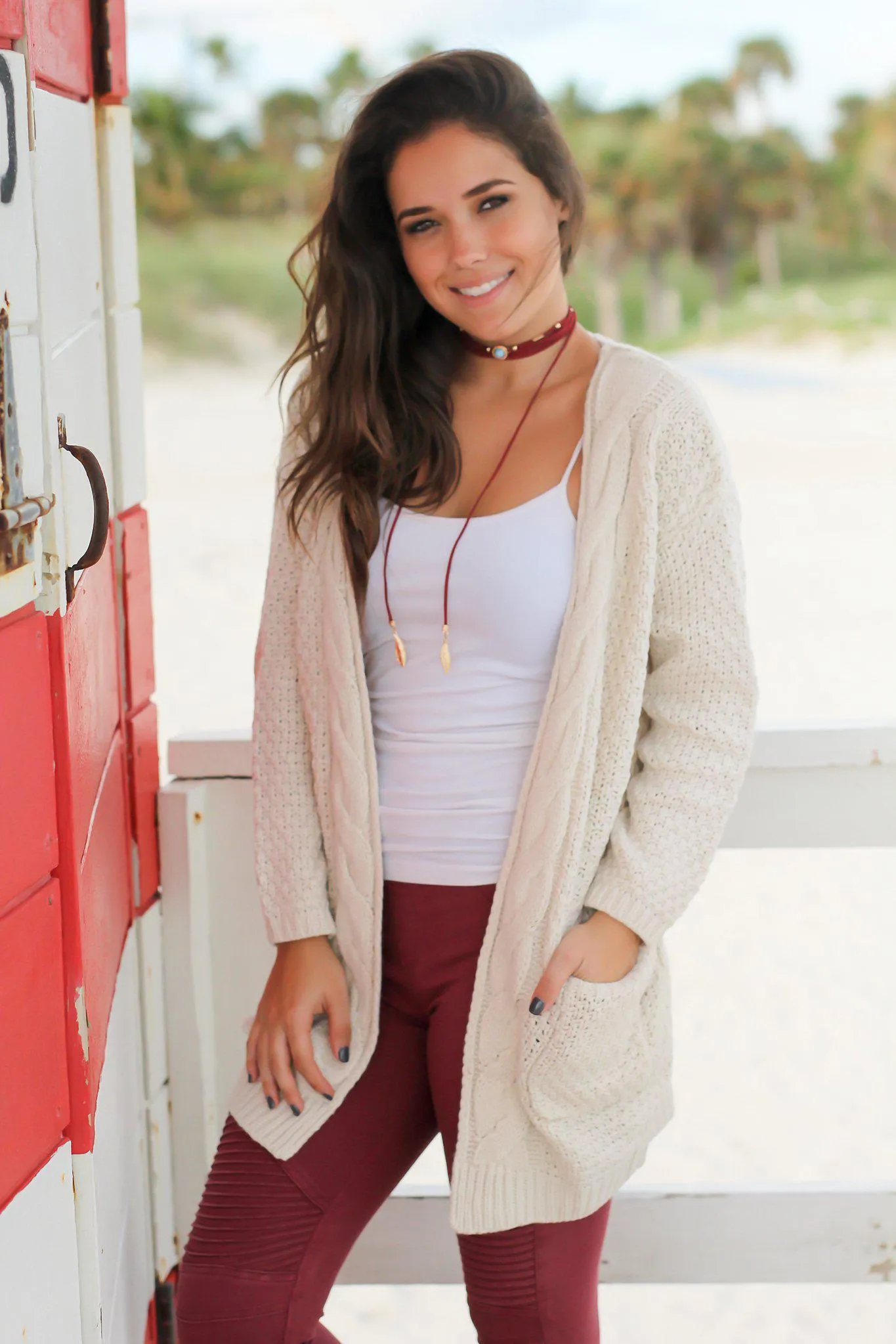 Natural Knit Cardigan