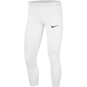 Nike Pro White Men's 3/4 Tights