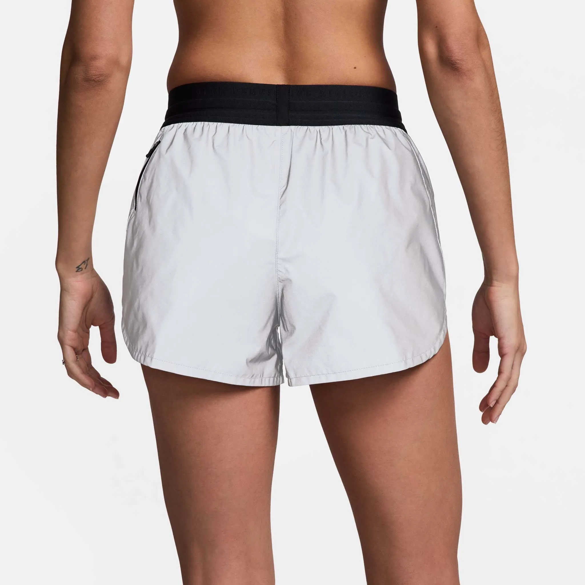 Nike | Women's Running Division 3" Unlined Reflective Running Shorts - Silver