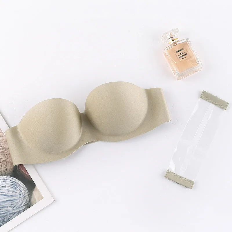 Non-slip Strapless Invisible Bra Wedding Dress Beauty Back Chest Paste Comfort Underwear