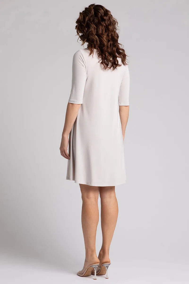 Nu Trapeze Dress | Cashew