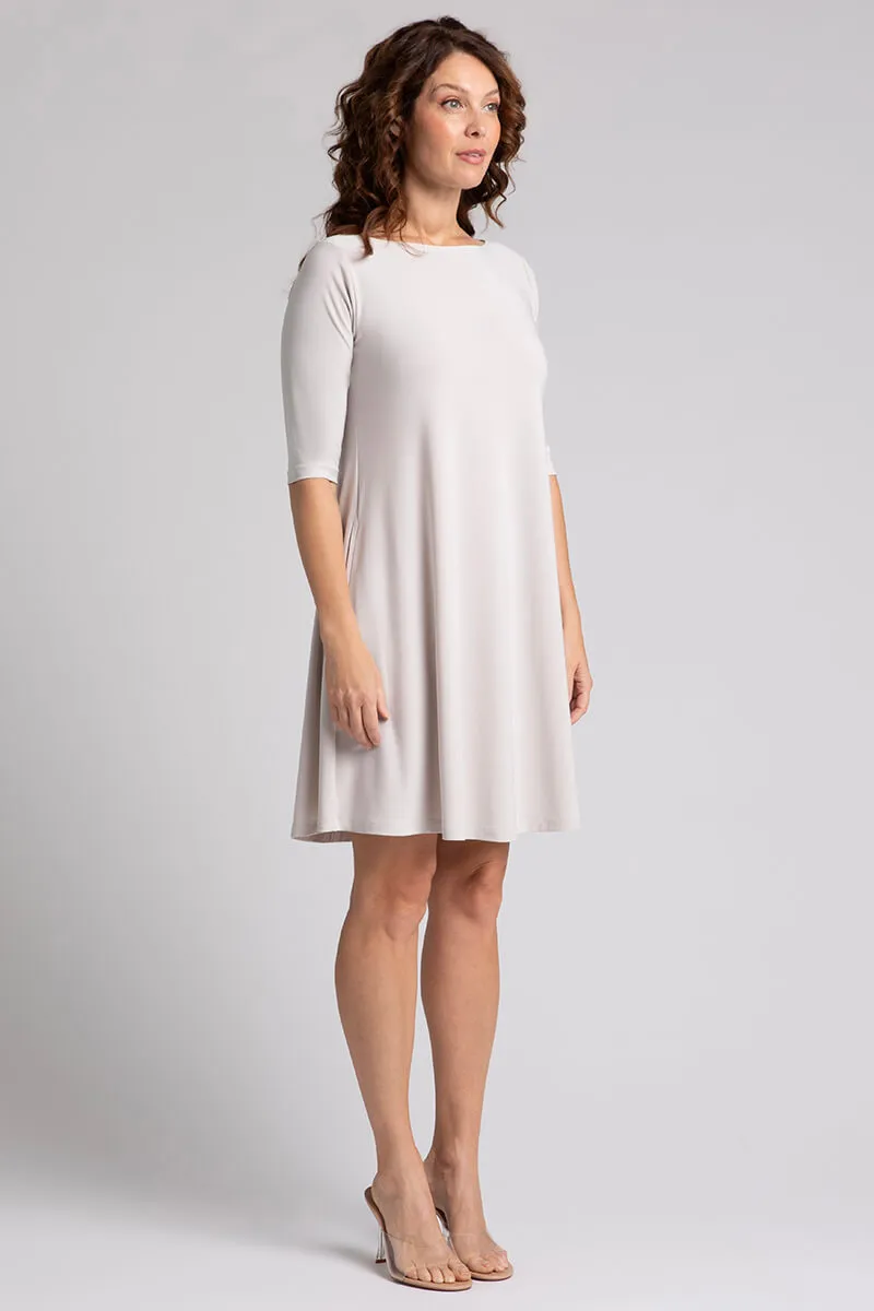 Nu Trapeze Dress | Cashew