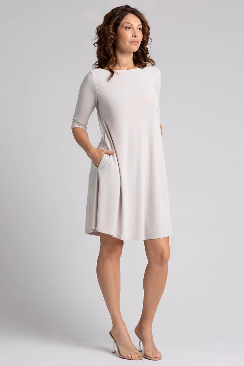 Nu Trapeze Dress | Cashew