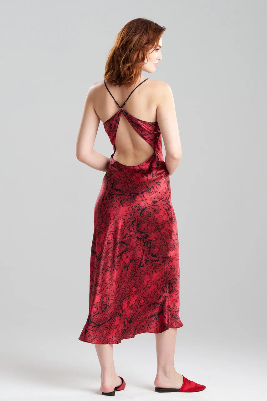 Ottoman Open Back Silk Slip