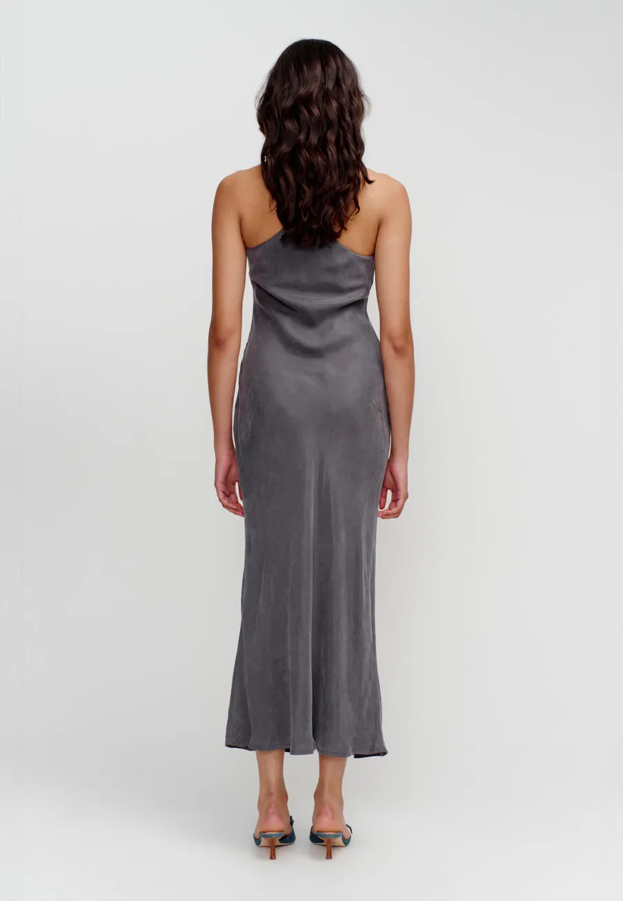 Ownley Sienna Slip Dress Slate