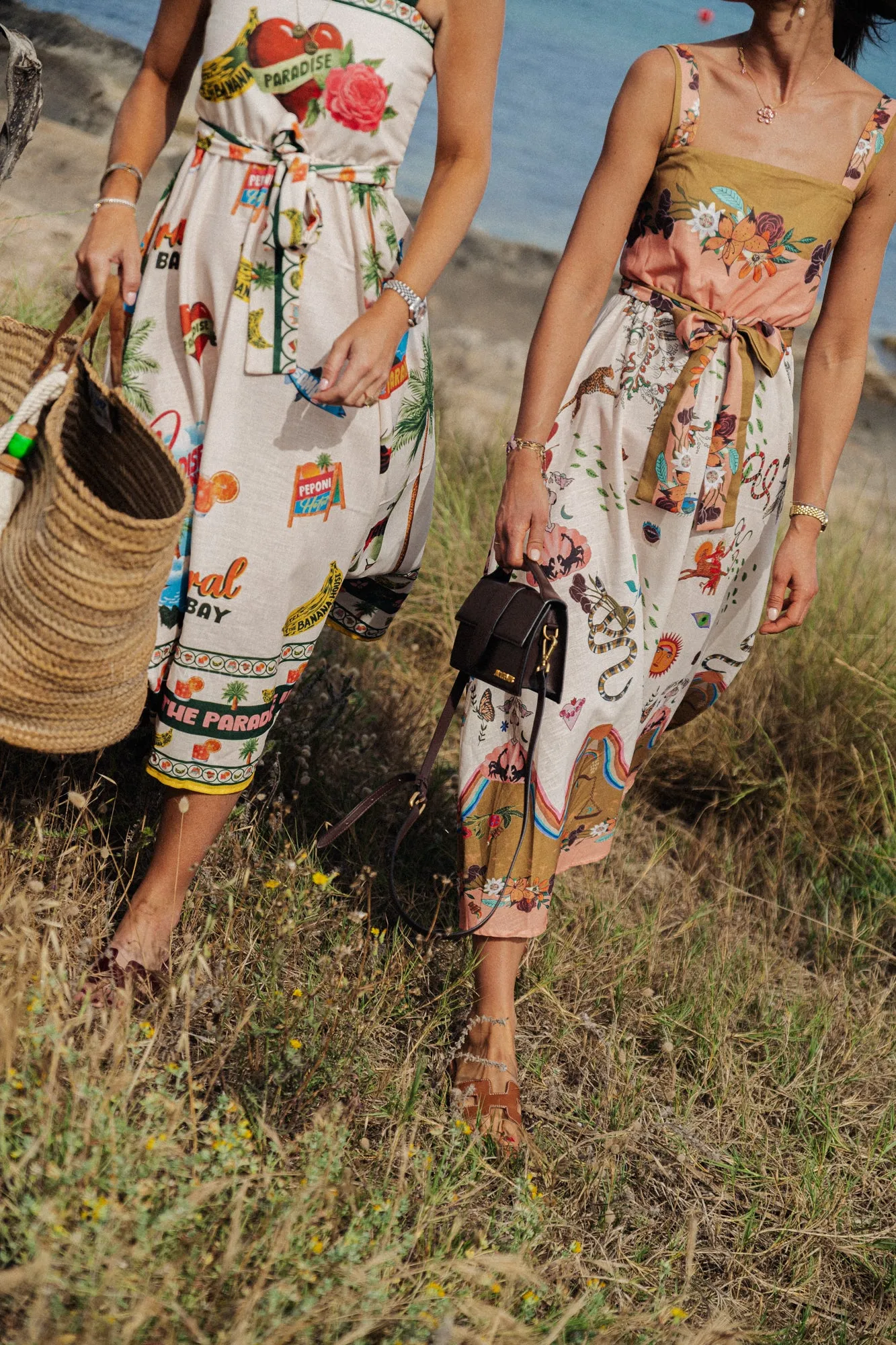 Paradise maxi dress multicolor