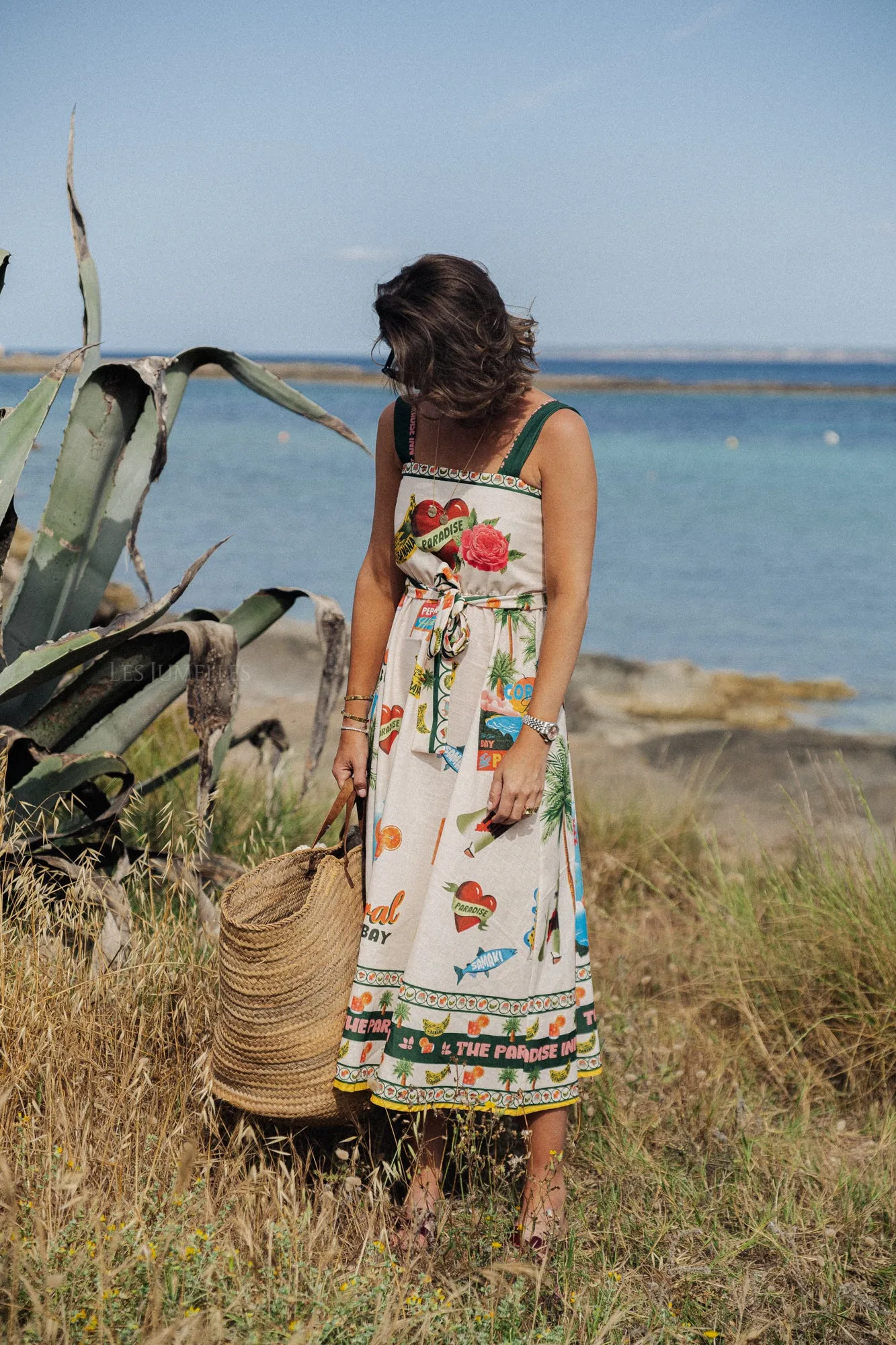 Paradise maxi dress multicolor