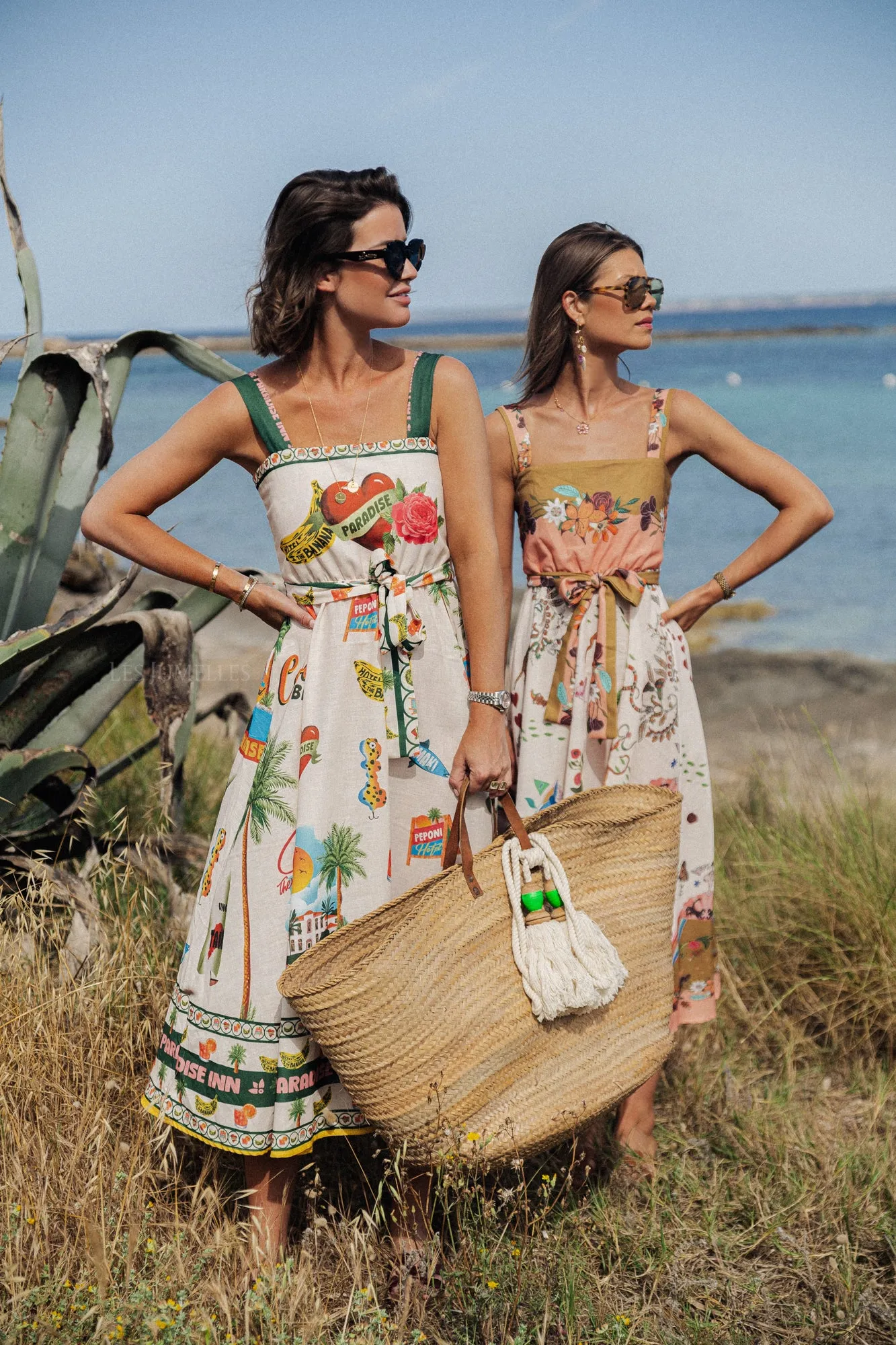 Paradise maxi dress multicolor