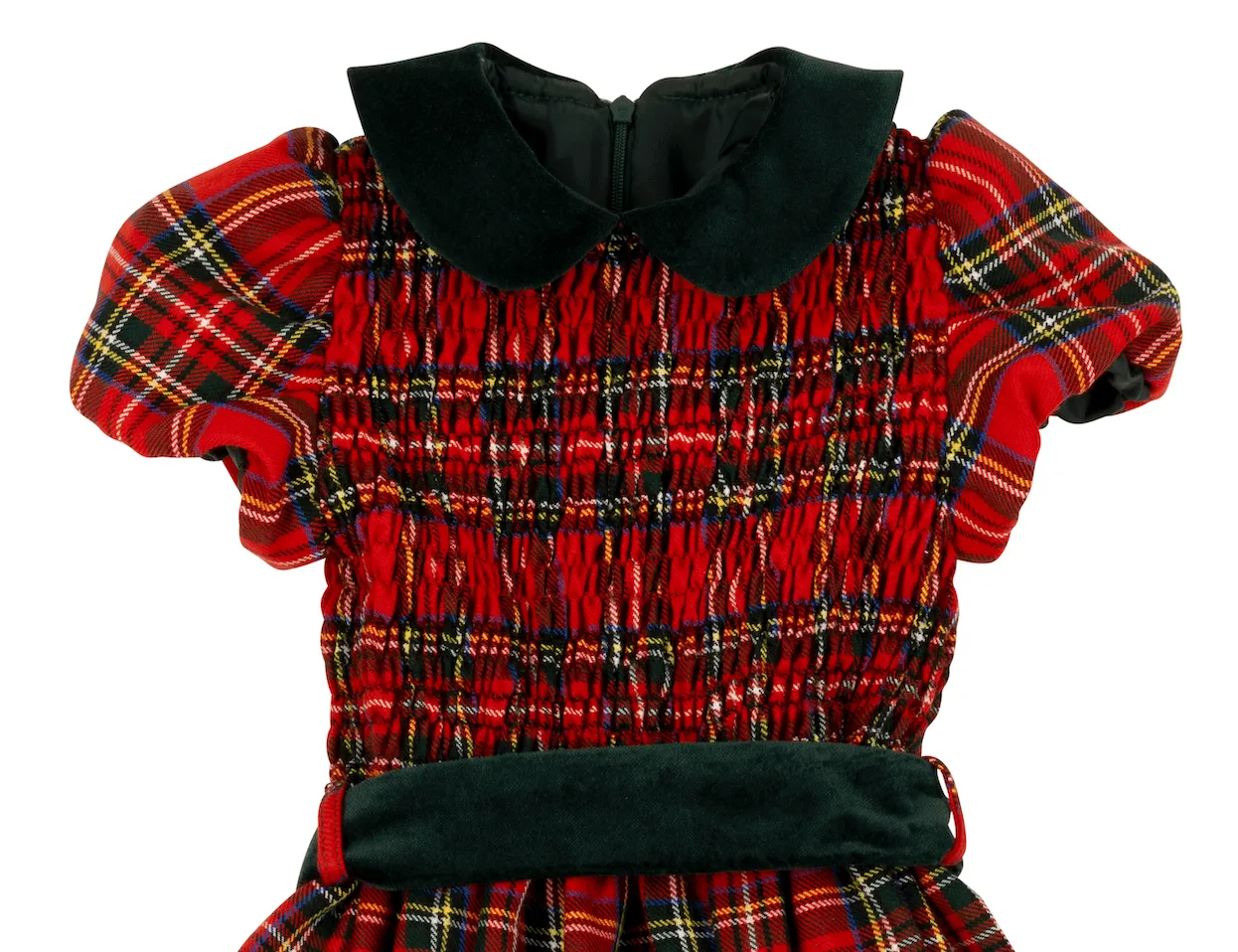 Penelope Dress - Red Tartan