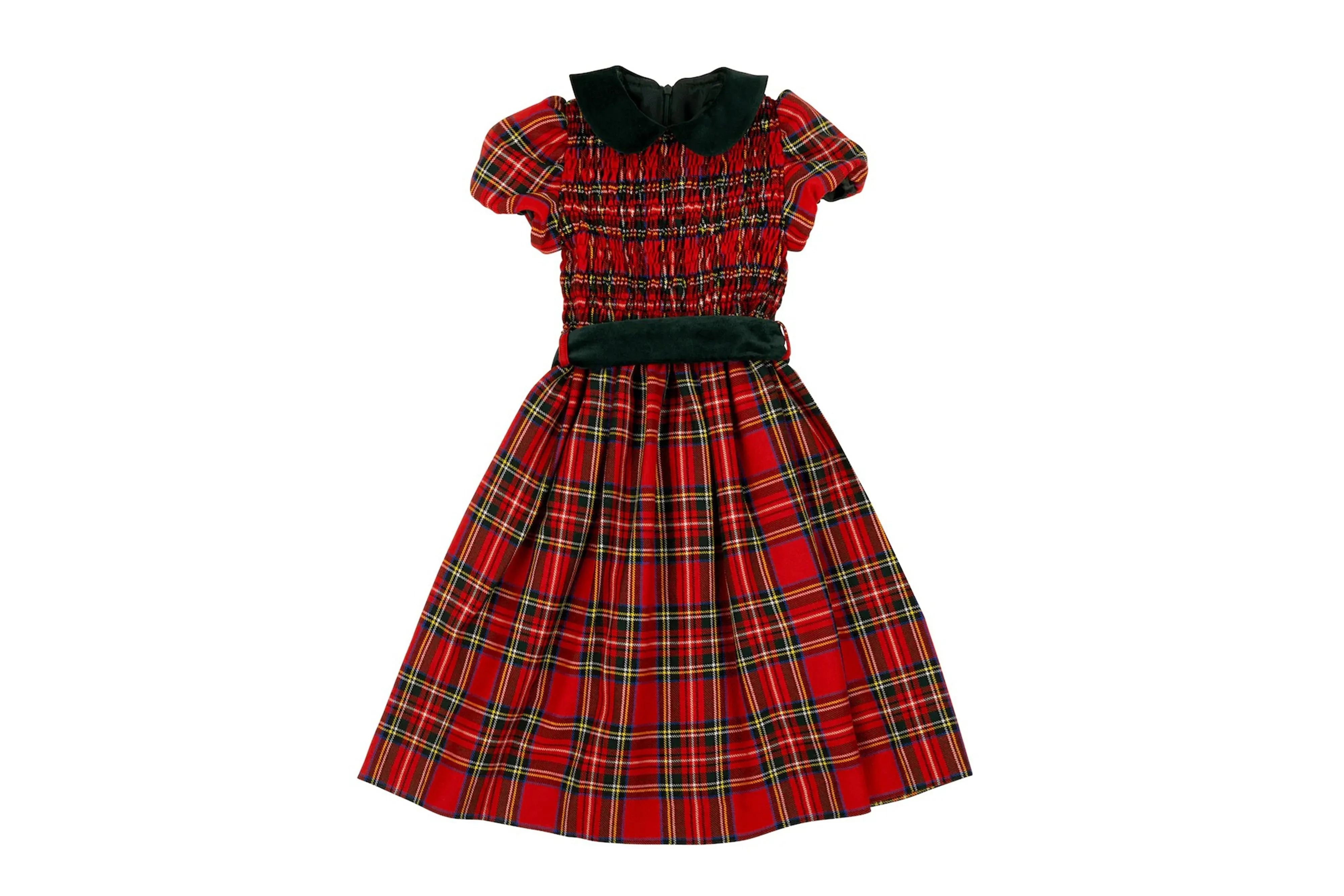 Penelope Dress - Red Tartan