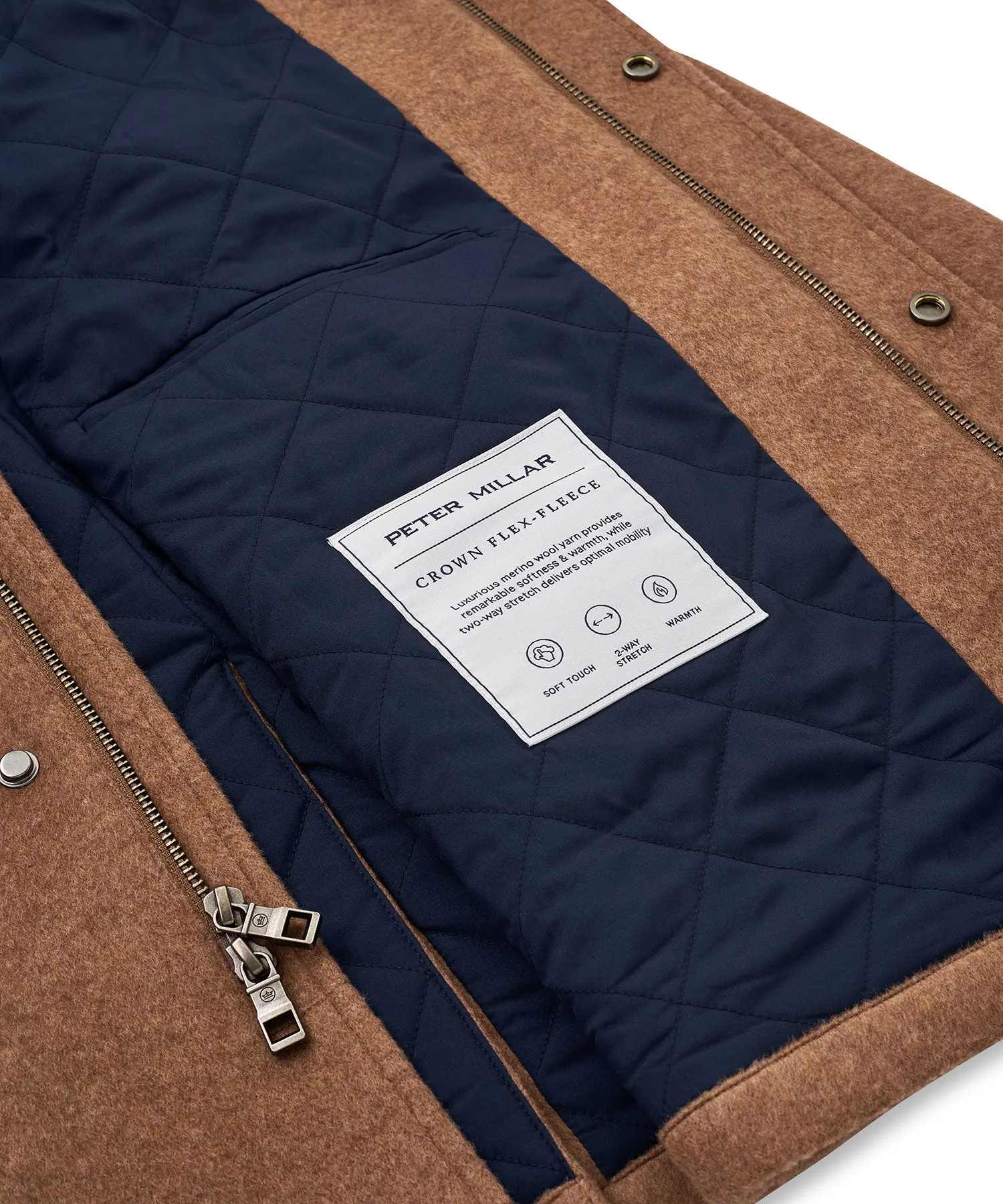 Peter Millar Fleece City Coat