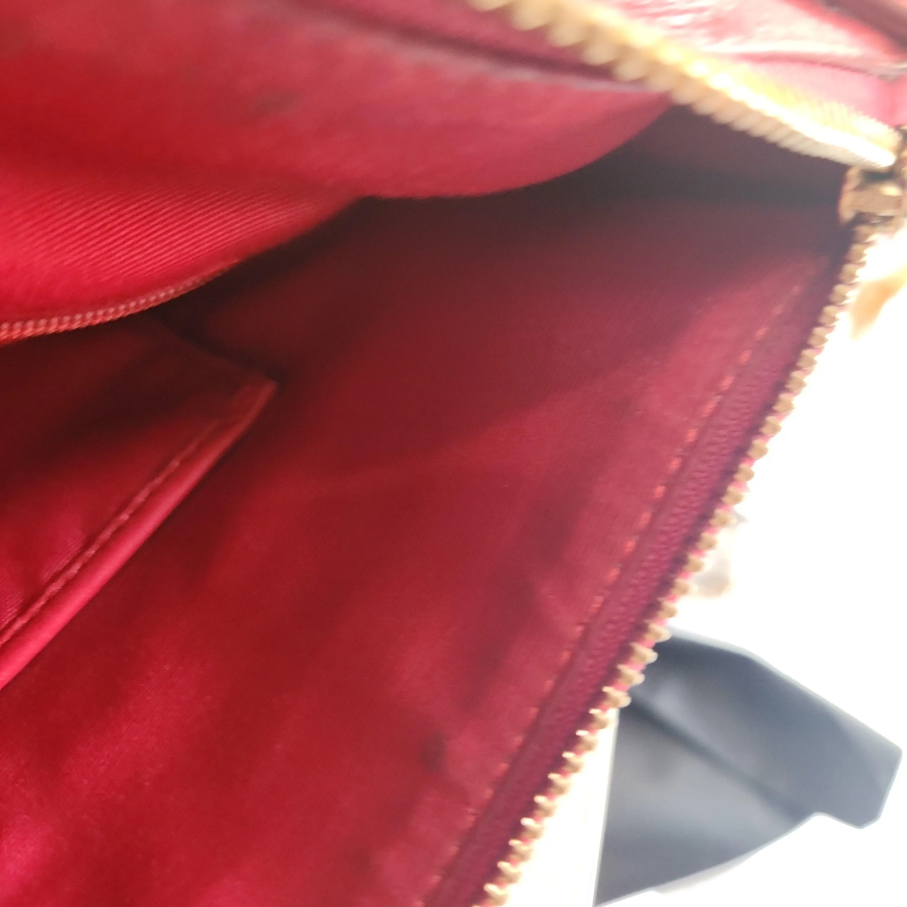 Pre-Loved Treasures - Coach Red Pebbled Leather Tote