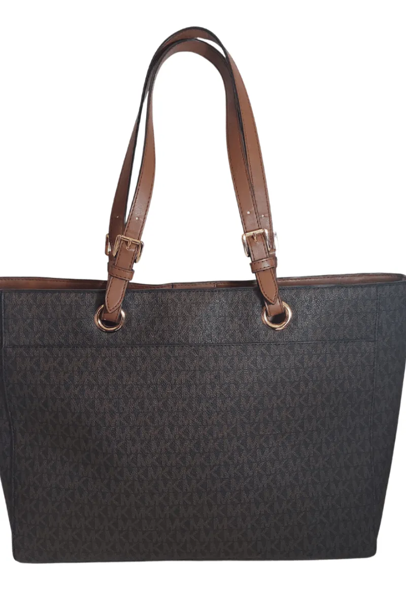 Pre-Loved Treasures - Michael Kors Monogram Large Jet Set Commuter Tote | Gently Used