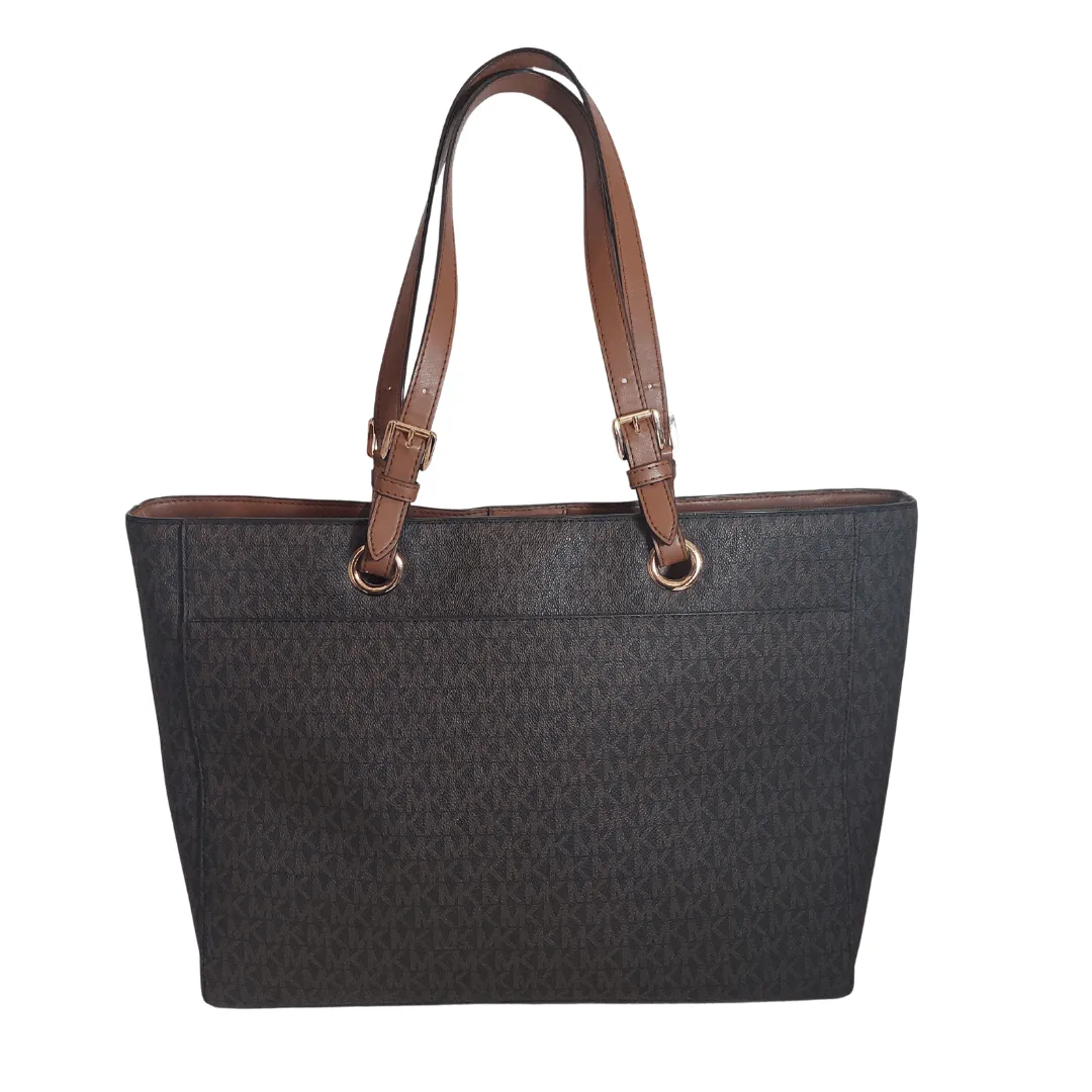 Pre-Loved Treasures - Michael Kors Monogram Large Jet Set Commuter Tote | Gently Used