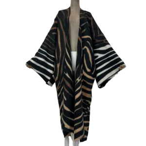 Pre Order: Wavy Stripe Maxi Cardigan - WINI