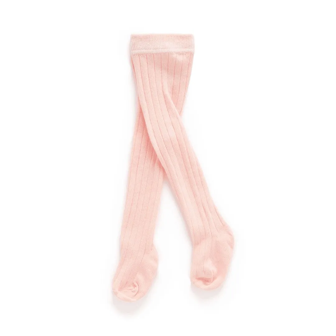 Pure Baby Rib Tights Apricot