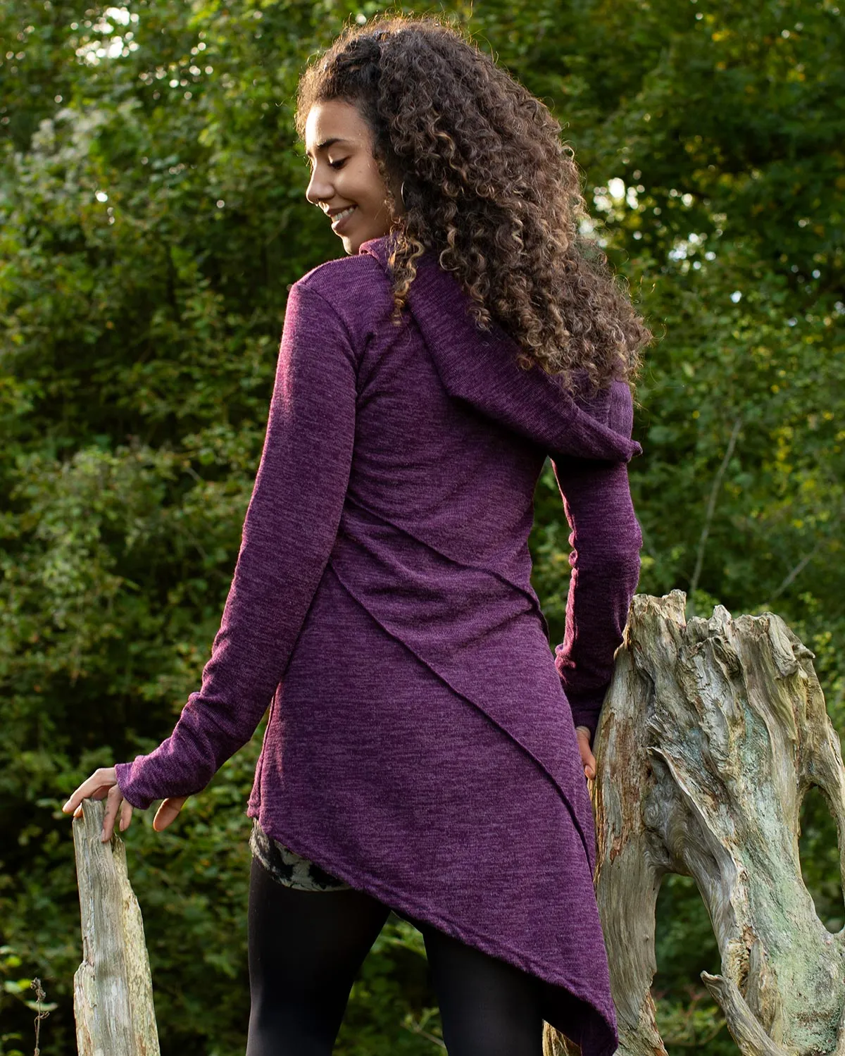 Purple Hooded Pixie Dress