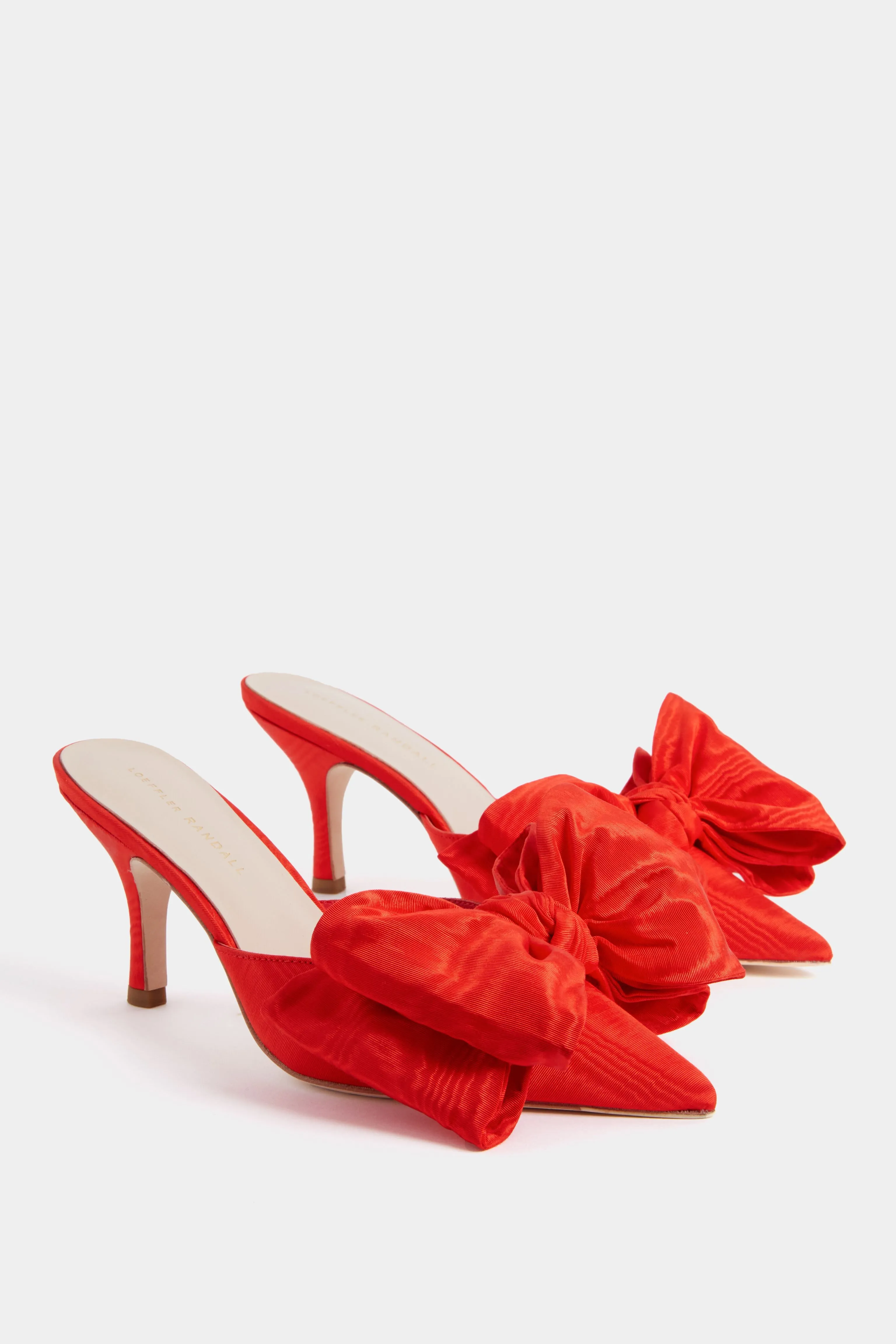 Red Margot Bow Heels