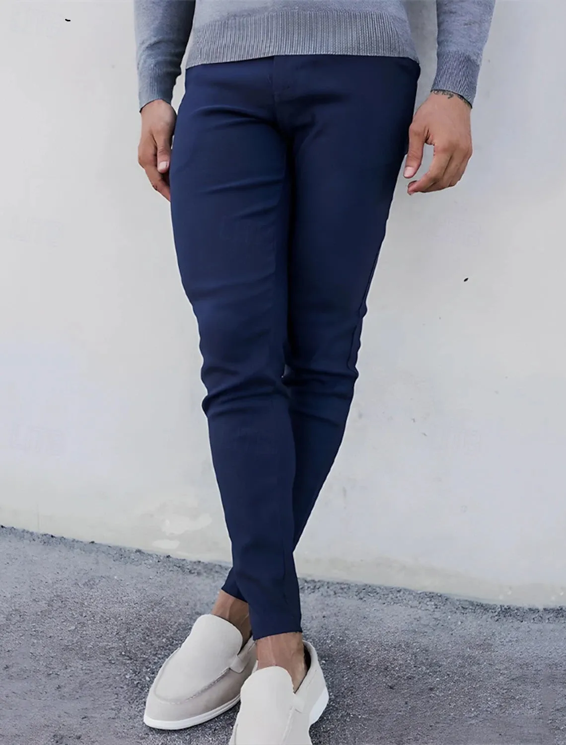 Riolio business casual men Spring and Summer Casual Pants Autumn New Men's Outdoor Slim Stretch Pants Straight Sports Pants