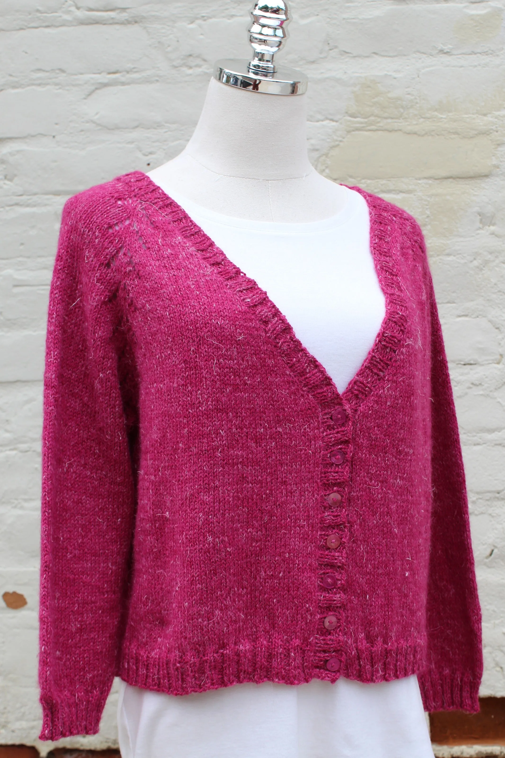 Rosa Cardigan Kit (Fibre Co. &Make DK)