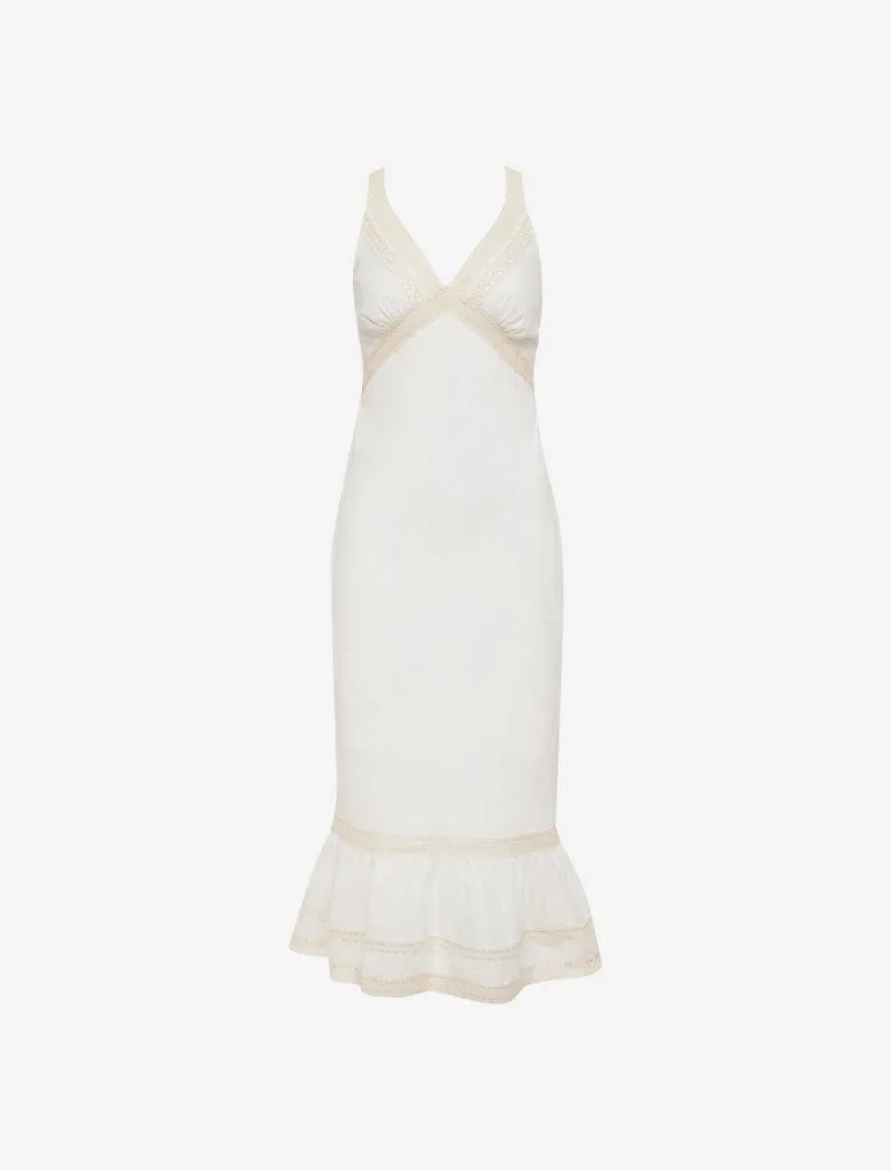 Rosita Midi Dress | White