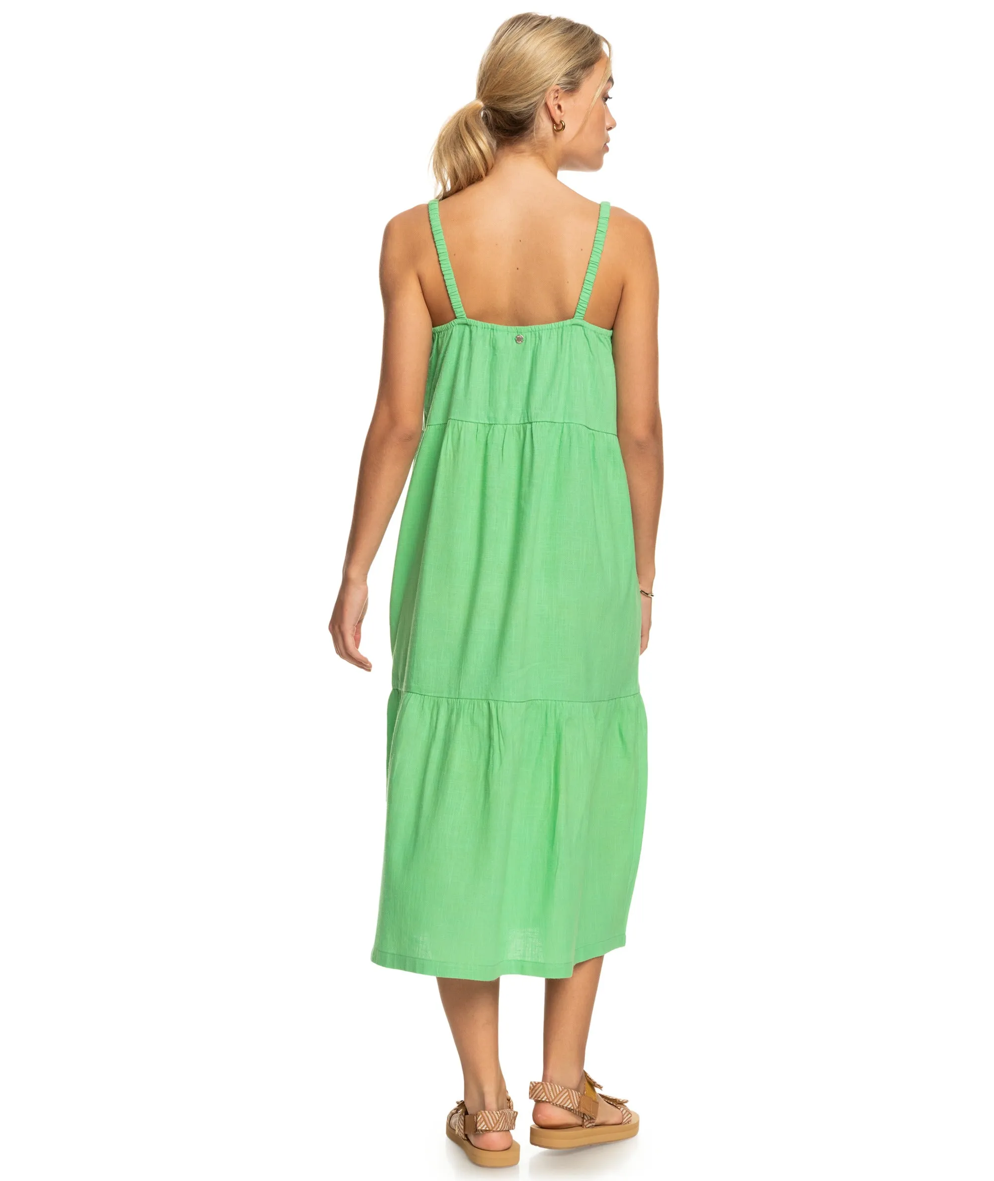 Roxy Waiting Line Dress-Absinthe Green