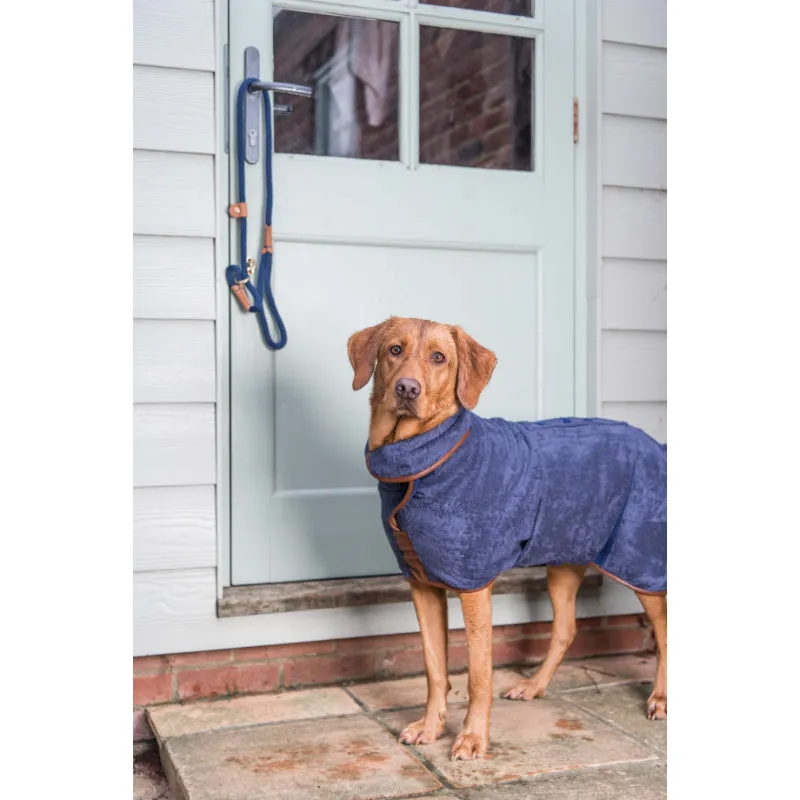 Ruff and Tumble Country Dog Drying Coat - Navy