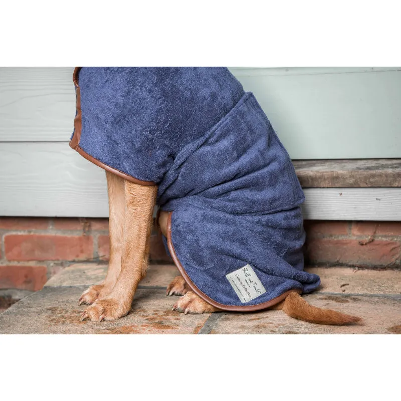 Ruff and Tumble Country Dog Drying Coat - Navy