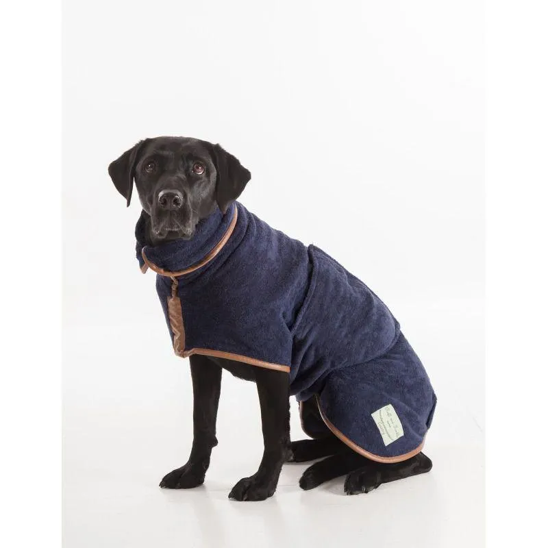 Ruff and Tumble Country Dog Drying Coat - Navy